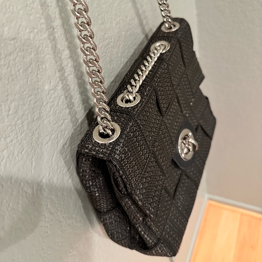 Alma Tonutti Black Woven Handbag - Picture 9 of 11
